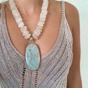 Tanja Curin Seaglass Gemstone Necklace